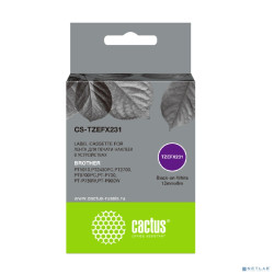 Картридж ленточный Cactus CS-TZEFX231 черный для Brother 1010/1280/1280VP/2700VP