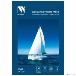 NV Print (NVP-180Gl4Rs50) Глянцевая фотобумага для струйной печати 180 г/м2 4R(100mmx150mm) 50  листов