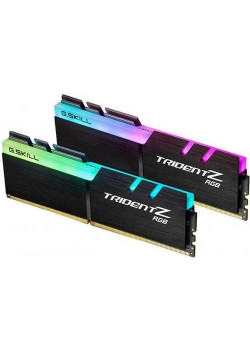 G.Skill DDR4 DIMM 32GB Kit 2x16Gb F4-3200C16D-32GTZR PC4-25600, 3200MHz TRIDENT Z RGB