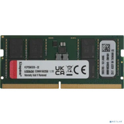 Память DDR5 32GB 5600MHz Kingston KCP556SD8-32 RTL PC5-44800 CL46 SO-DIMM 262-pin 1.1В dual rank Ret