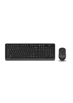 Повреждение упаковки A-4Tech Клавиатура + мышь A4 Fstyler FG1010 GREY клав:черный/серый мышь:черный/серый USB беспроводная [1147570]