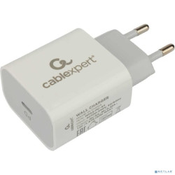 Cablexpert Зарядное устройство 20Вт, 3А, QC3.0/PD, 1xType-C, белый, пакет (MP3A-PC-44)