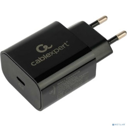 Cablexpert Зарядное устройство 20Вт, 3А, QC3.0/PD, 1xType-C, черный, пакет (MP3A-PC-45)