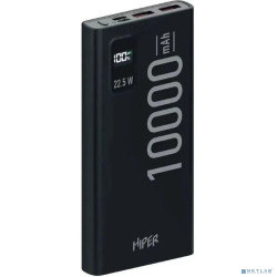 Hiper CORE X Transparent Мобильный аккумулятор 10000mAh QC PD 3A черный
