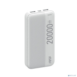 Hiper SM20000 Мобильный аккумулятор 20000mAh 2.4A белый (SM20000 WHITE)