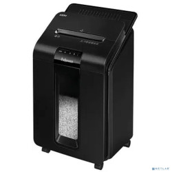 Fellowes Шредер AutoMax 100M FS-4629201 {(секр.P-4)/минирезка/100лист./23лтр./Уничт:скрепки, скобы, пл.карты,автореверс}
