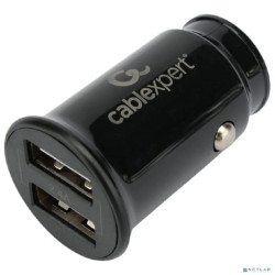 Cablexpert Автомобильное зарядное устройство 12Вт, 2.4А, 2xUSB, черный, пакет (MP3A-UC-CAR21)