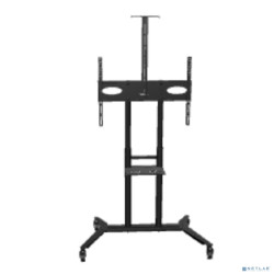 ONKRON мобильная стойка для ТВ 55"-90", макс 75кг, чёрная TS1871