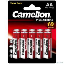 Camelion Plus Alkaline BL10 LR6 (LR6-BP10, батарейка,1.5В) (10 шт. в уп-ке)