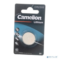 Camelion CR2320 BL-1 (CR2320-BP1, батарейка литиевая,3V)