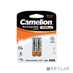 Camelion   AAA-1100mAh Ni-Mh BL-2 (NH-AAA1100BP2, аккумулятор,1.2В) (2 шт. в уп-ке)