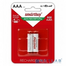 Smartbuy AAA/2BL 800 mAh (24/240) (SBBR-3A02BL800) (2 шт. в уп-ке)