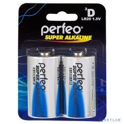 Perfeo LR20/2BL Super Alkaline  (2 шт. в уп-ке)