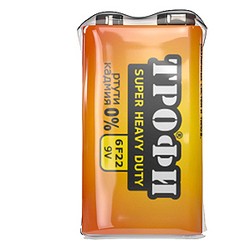 Трофи 6F22-1S Super Heavy Duty Zinc (10/500/18000) (1 шт. в уп-ке)