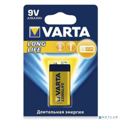 VARTA 6LR61/1BL LONGLIFE POWER 4922 (HIGH ENERGY)  (1 шт. в уп-ке)