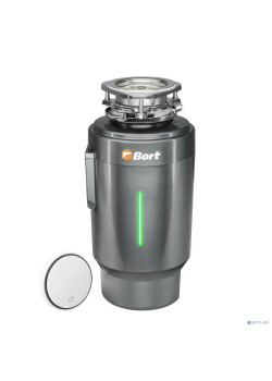 Bort Измельчитель пищевых отходов TITAN 8000 CONTROL  {Мощность л.с. 1 ; 800 Вт; 6 кг/мин; 4200 об/мин; 1400 мл; Металл ; набор аксессуаров 8 шт} [93417913]