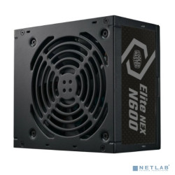 Блок питания 600 Ватт/ Power Supply Cooler Master Elite NEX N600, 600W, ATX, 120mm, 5xSATA, 2xPCI-E(6+2), 3xMolex, APFC, EU Cable