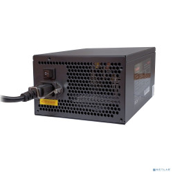 Exegate EX260641RUS-S Блок питания 500PPE, ATX, SC, black, APFC, 12cm, 24p+(4+4)p PCI-E, 3*IDE, 5*SATA, FDD + кабель 220V с защитой от выдергивания