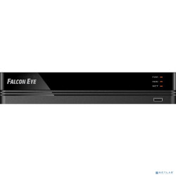 Falcon Eye FE-MHD2104 4 канальный 5 в 1 регистратор: запись 4кан 5Мп Lite*12k/с; 1080P*15k/с; 720P*25k/с; Н.264/H.265/H265+; HDMI, VGA, SATA*1 (до 10Tb HDD), 2 USB; Аудио 1/1; Смарт функции записи и в
