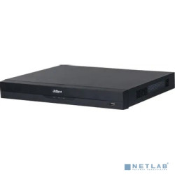 DAHUA DHI-NVR5216-8P-EI 16-канальный IP-видеорегистратор c PoE, 4K, H.265+, видеоаналитика, входящий поток до 384Мбит/с, 2 SATA III до 16Тбайт