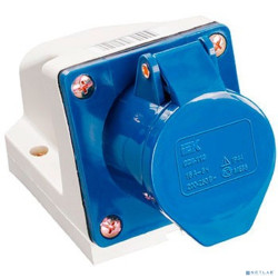 Iek PSR11-016-3 Розетка 113 стационарная 2Р+РЕ 16А 220В IP44 ИЭК