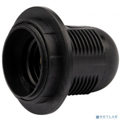 REXANT 11-8826 Патрон пластиковый термостойкий подвесной с кольцом Е27, черный