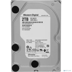 WD Ultrastar DC HDD Server 7K2 (3.5’’, 2TB, 128MB, 7200 RPM, SATA 6Gb/s, 512N HUS722T2TALA604 (1W10025)