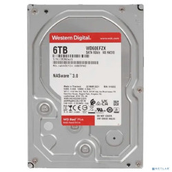 6TB WD NAS Red Plus (WD60EFZX) {Serial ATA III, 5640- rpm, 128Mb, 3.5"}