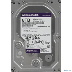 Жесткий диск/ HDD WD SATA3 8Tb Purple Pro 7200 rmp 256MB  1 year warranty