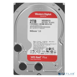 2TB WD NAS Red Plus (WD20EFZX) {Serial ATA III, 5400- rpm, 128Mb, 3.5"}
