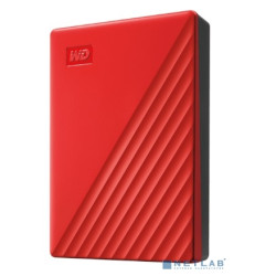 WD Portable HDD 4TB My Passport WDBPKJ0040BRD-WESN  2,5" USB 3.0 red