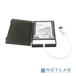 AgeStar SUBCP1 BLACK Внешний корпус 2.5" SATA HDD/SSD AgeStar SUBCP1 (BLACK) USB2.0, пластик, черный, безвинтовая конструкция [10610]