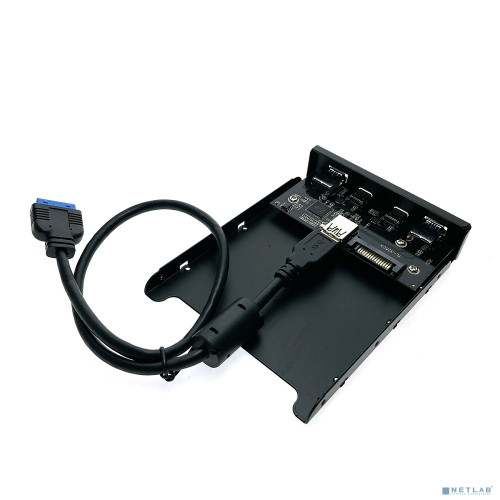 Espada EFL5001 Планка на переднюю панель 2 порта USB 3.1 type C и 2 порта USB 3.0, (45439)