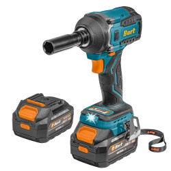 Bort ГАЙКОВЕРТ АККУМУЛЯТОРНЫЙ BORT BSR-21U (2х4АЧ+ЗУ) [93418477] { 800 Нм, 0-2700 об/мин, акб Li-Ion, 18 В, вес 1.4 кг }
