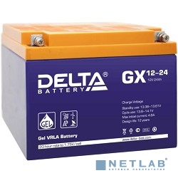 Delta GX 12-24 (24 А\ч, 12В) свинцово- кислотный аккумулятор
