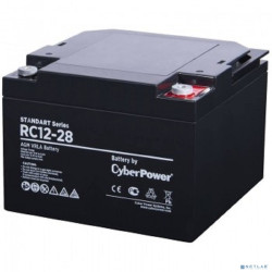 CyberPower Аккумуляторная батарея RC 12-28 12V/28Ah {клемма М6, ДхШхВ 166х175х125мм., высота с   клеммами125, вес 9,1кг., срок службы 6 лет}