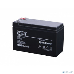 CyberPower Аккумуляторная батарея RC 12-9 12V/9Ah {клемма F2, ДхШхВ 151х65х94мм, высота с клеммами 100, вес 2,5кг, срок службы 6 лет}