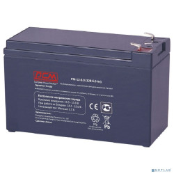 Powercom Аккумуляторная батарея PM-12-6.0 12В/6Ач (1416478)