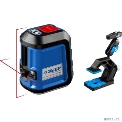 ЗУБР КРЕСТ-15, нивелир лазерный, суперкомпакт,  15м, точн. +/-0,3 мм/м, держатель (34902-2_z01)