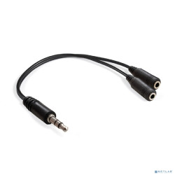 Exegate EX294736RUS Кабель-разветвитель аудио ExeGate EX-CCA-415-0.15 (3.5mm Jack M/2x3.5mm Jack F, 0,15м)