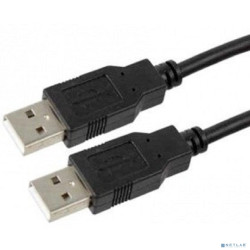 Cablexpert Кабель USB 2.0 Pro , AM/AM, 1.8м, экран, черный, пакет (CCP-USB2-AMAM-6)