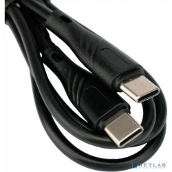 Cablexpert Кабель USB2.0  Type-C/Type-C, Classic 0.1, 3A, 60Вт, PD/QC3.0, медь, 1м, черный, коробка (CCB-USB2-CMCMO1-1MB)