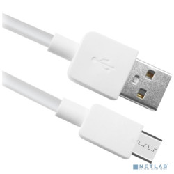 Defender USB кабель USB08-01M AM-microBM, белый, 1m, пакет (87497)
