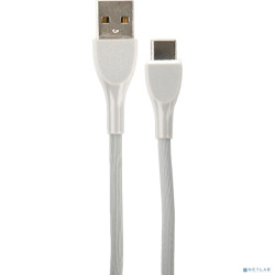 PERFEO Кабель USB A вилка - C вилка, 2.4A, серый, силикон, длина 1 м., ULTRA SOFT (U4711)