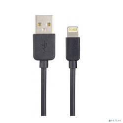PERFEO Кабель для iPhone, USB - 8 PIN (Lightning), черный, длина 2 м., бокс (I4321)