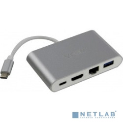 VCOM CU455 Кабель-адаптер USB3.1 Type-CM-->HDMI+USB3.0+RJ45+PD charging VCOM <CU455>