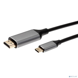 AOpen ACU423MC-1.8M Кабель USB 3.1 Type-Cm --> HDMI A(m) 4K@60Hz,1.8m,Alum,iOpen(Aopen/Qust) <ACU423MC-1.8M> [4895182279049]