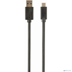 Filum Кабель USB 3.0, 1.8 м., черный, 3A, разъемы: USB A male- USB Type С male, пакет. [FL-C-U3-AM-CM-1.8M] (894179)