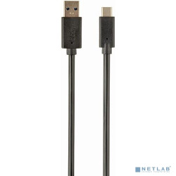 Filum Кабель USB 3.0, 0.5 м., черный, 3A, разъемы: USB A male- USB Type С male, пакет. [FL-C-U3-AM-CM-0.5M] (894177)