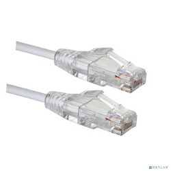 EUROLAN 21S-U5-05WT Коммутационный шнур категории 5e SLIM LINE, U/UTP, LSZH, T568B, 5 м, белый